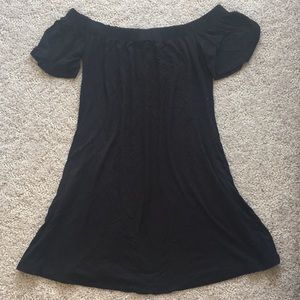ABOUND black off the shoulder summer dress